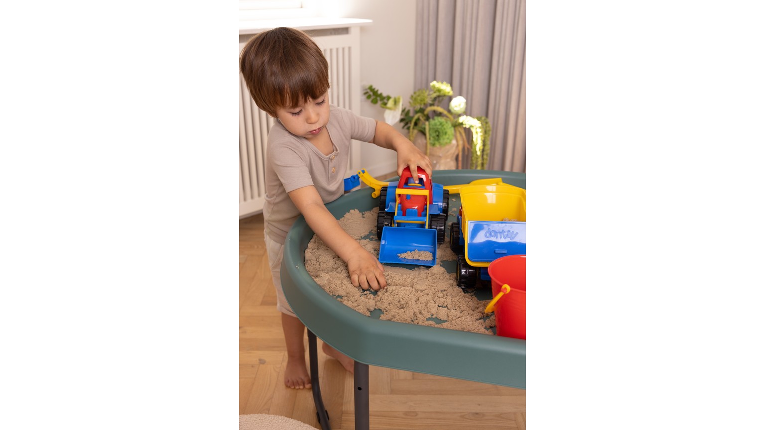 Hexacle® Tuff Tisch Grün  73 Cm Mit Rahmen Klein